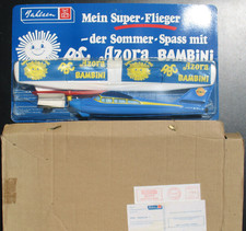 GÜNTHER Flugspiele Bahlsen ABC Azora BAMBiNi 1984 Flieger Flugzeug Bausatz TET