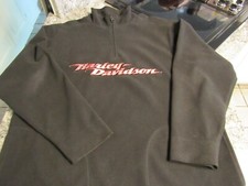 Harley Davidson 1/4 Quarter Zip Up Pullover Top - Size: Medium