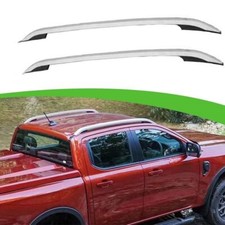 2pcs Fits For Ford Ranger 2023 2024 Aluminum Top Side Rail Bar Roof Rail Rack 2pcs Fits For Ford Ranger 2023 2024 Aluminum Top Side Rail Bar Roof Rail Rack