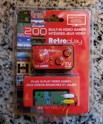 Retro Play Controller 200 Built-in Video Games Plug N Play. Bin#19