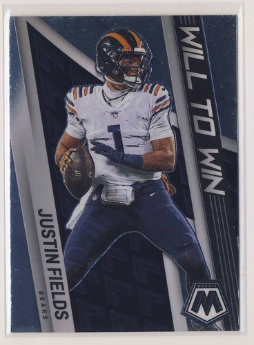 2022 Panini Mosaic Will to Win #14 Justin Fields Chicago Bears BX9 - Bild 1 von 2