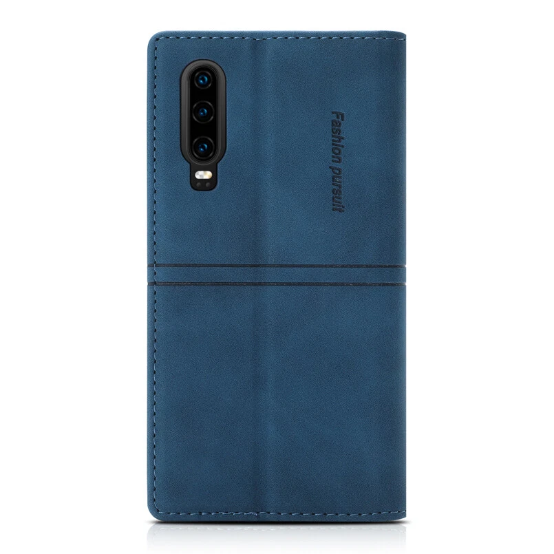 Magnetic Wallet Case Leather Flip Cover for Huawei P40/P30/P20 Lite Pro/Y6/Y7 - Image 4 of 4