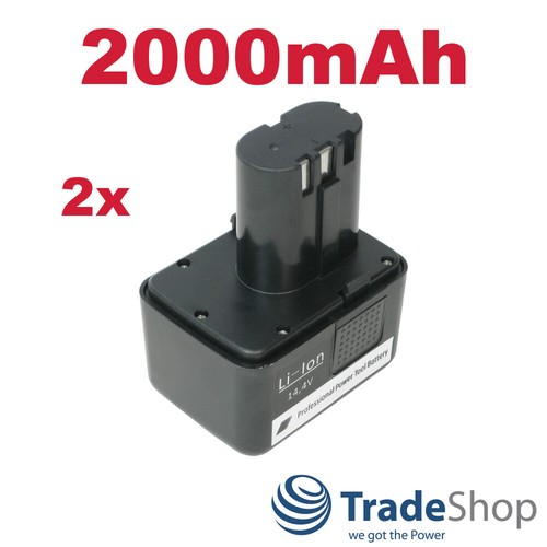 2x AKKU 14,4V Li-Ion 2000mAh ersetzt Gesipa 7251045 7251049 für FIREBIRD 7260032 - Bild 2 von 5