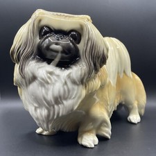 Nymphenburg Pekingese Dog Porcelain Figurine Germany