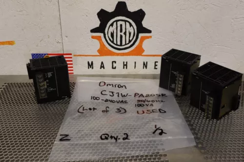 Omron CJ1W-PA205R Power Supply Units 100-240VAC 50/60Hz 100VA Used (Lot of 3)