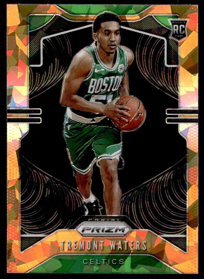 2019-20 Panini Prizm Orange Ice Tremont Waters Rookie G3 Boston Celtics #286