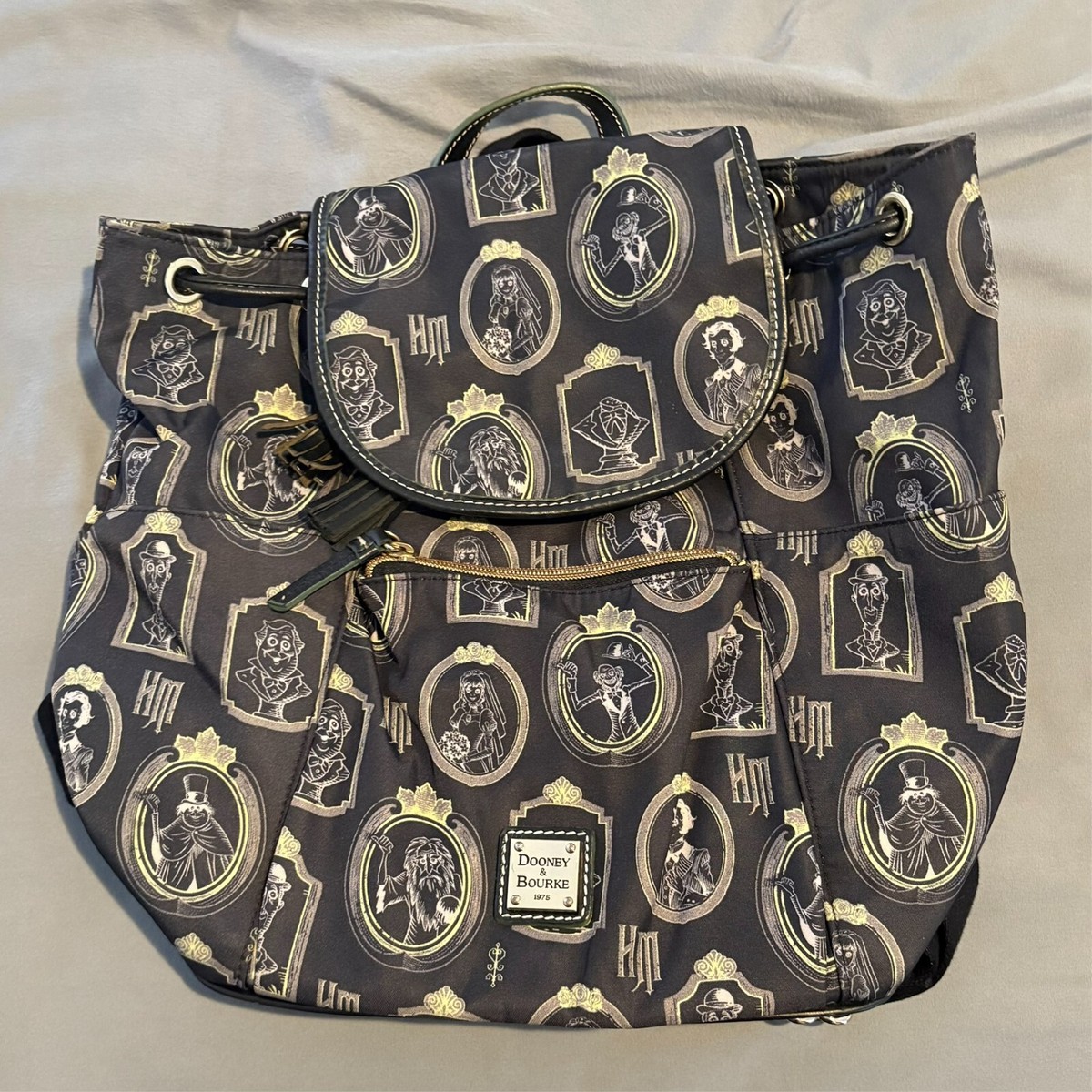 Dooney & Bourke Black Backpack with Haunted Mansion Design Dooney & Bourke Haunted Mansion Backpack | Mercari main image 2