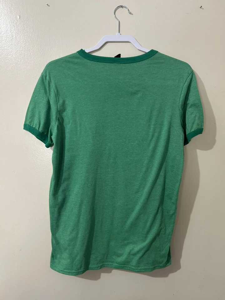 Camiseta gráfica Anvil Kids talla M verde hablo sarcasmo fluido manga corta Foto 2 de 4