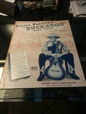 Carson Robison's Buckaroo Song Book 1940 64 Pages Sheet Music 25 Cowboy Tunes