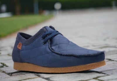 Clarks Shacre Step Navy Moc Toe Shoes Extreme Comfort NEW  display picture 2