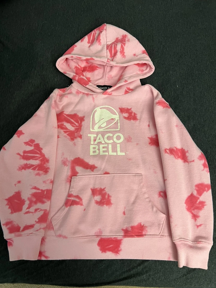 Taco bell print hoodie forever 21 top
