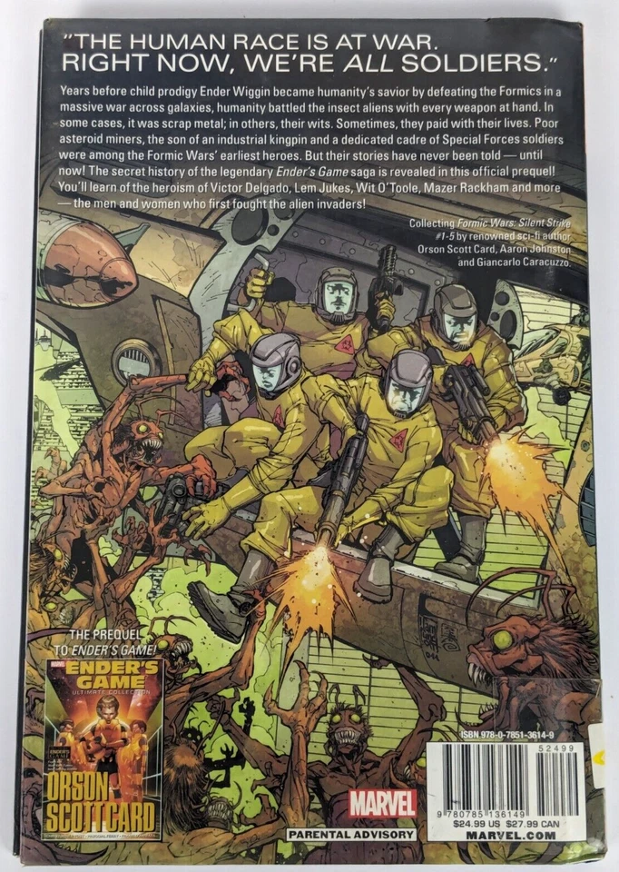 Ender's Game : Formic Wars Silent Strike Orson Scott Card Hardcover (Ex-Library) - Image 3 of 4