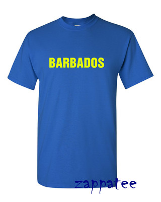Barbados T-Shirt - Unterstützen Sie Ihr Land beim Fußball, Cricket oder im Urlaub