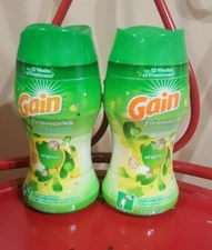 Lot of 2  Gain Fireworks In-Wash Scent Booster Beads, Original, 4.3 oz Each