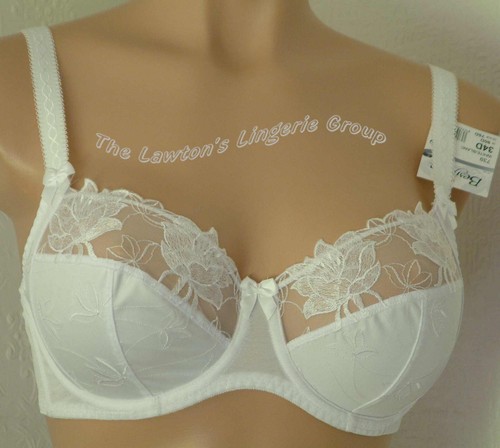 BESTFORM/VANITY FAIR PRETTY PLUS 739, UNDERWIRED, HALF LACE, SIDE SHAPING BRA . - Picture 1 of 6