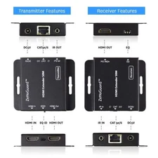 Zettaguard 164-Feet HDMI Extender Over Single Cat5/Cat6 Ethernet Cable