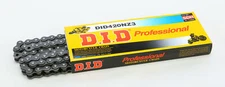 D.I.D. Super Non O-Ring Motorcycle Chain Natural 420NZ3-110 Link Street ATV MX