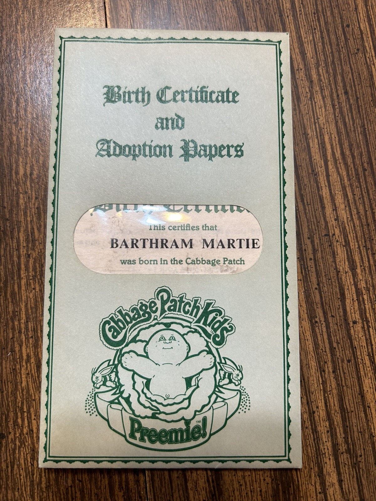 Cabbage Patch Kids Birth Certificates Your Choice NEW NAMES ADDED! eBay