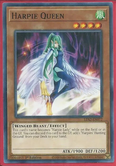 Konami Yu-Gi-Oh card [Harpy Queen] DE01-JP130-N ?Duelist Edition 1 >>