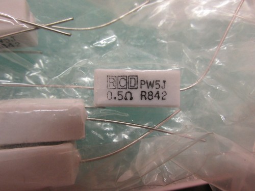 5 Stück RCD Widerstand, 0,5 Ohm, 5 Watt, 5% Toleranz, siehe Bilder, Stck 5, schneller Versand! - Bild 2 von 3