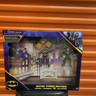 WAYNE TOWER MAYHEM BATMAN + SUPERMAN VS LEX LUTHOR