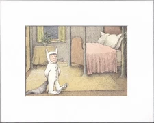 8X10" Matted Print Art Picture: Where the Wild Things Are, Maurice Sendak