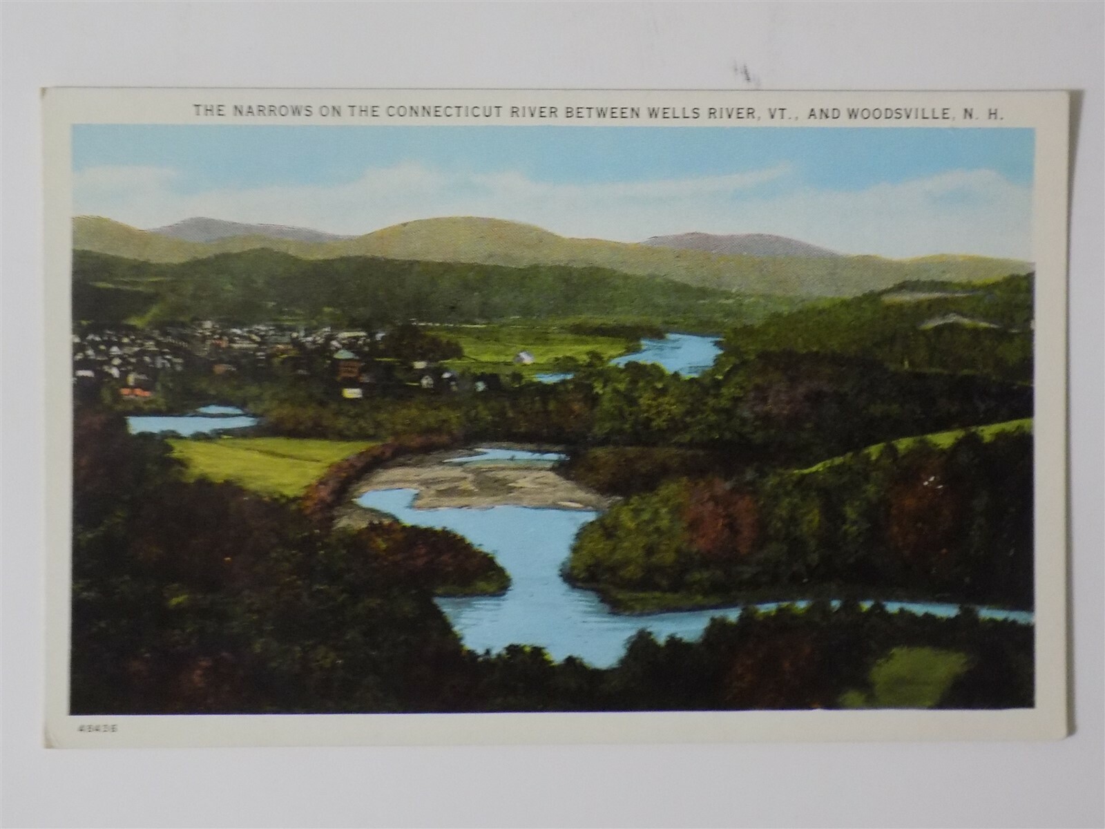 Woodsville, New Hampshire NH Narrows on Connecticut River 1920s eBay