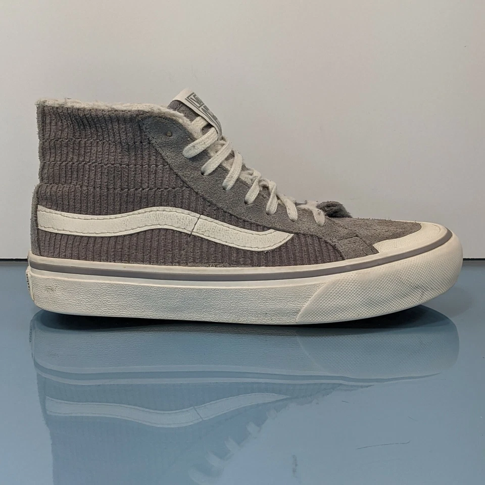 VANS Mte Sk8 Hi Top Ultracush Jóvenes Niños 3.5 Gris Gamuza Sherpa Pana Mujer 5 Foto 2 de 4