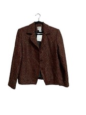 Coldwater Creek Tweed Blazer Size 12 New
