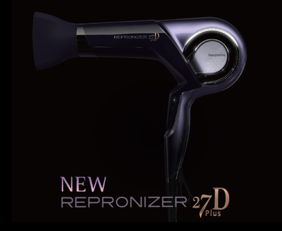 From Japan REPRONIZER 27D plus Hair Dryer AC 100-240V 50/60Hz 
