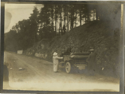 OLD PHOTO - VINTAGE SNAPSHOT - TACOT CONVERTIBLE CAR - CAR 1