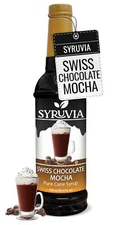 Syruvia Swiss Chocolate Mocha Syrup 25.4 fl oz, Perfect for Coffee & More
