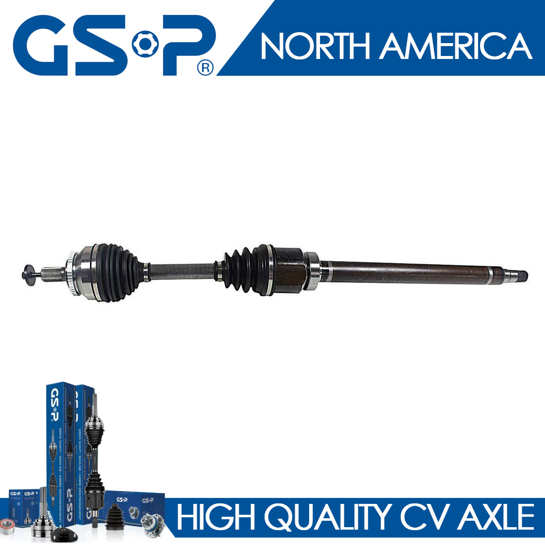 John37【CV-60x3/VF-2,14,102,142,154】 CV Joint Axle Shaft Front Passenger Side RH for 01-07 Volvo