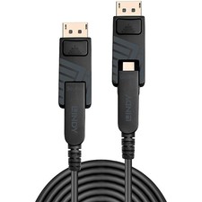 Lindy Fibre Optic Hybrid Mini DisplayPort 1.4...