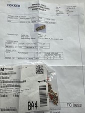 50 Fokker Elmo Contact MS39029-192 Socket Sz 20 AWG 24-20 Crimp BRN-WHT-RED