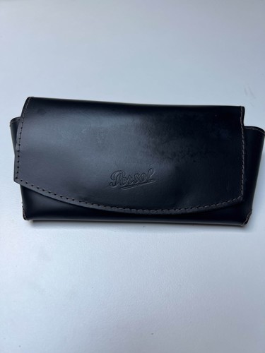 Genuine PERSOL Black Leather Magnetic Sunglasses Case (My Ref P7/20.08)