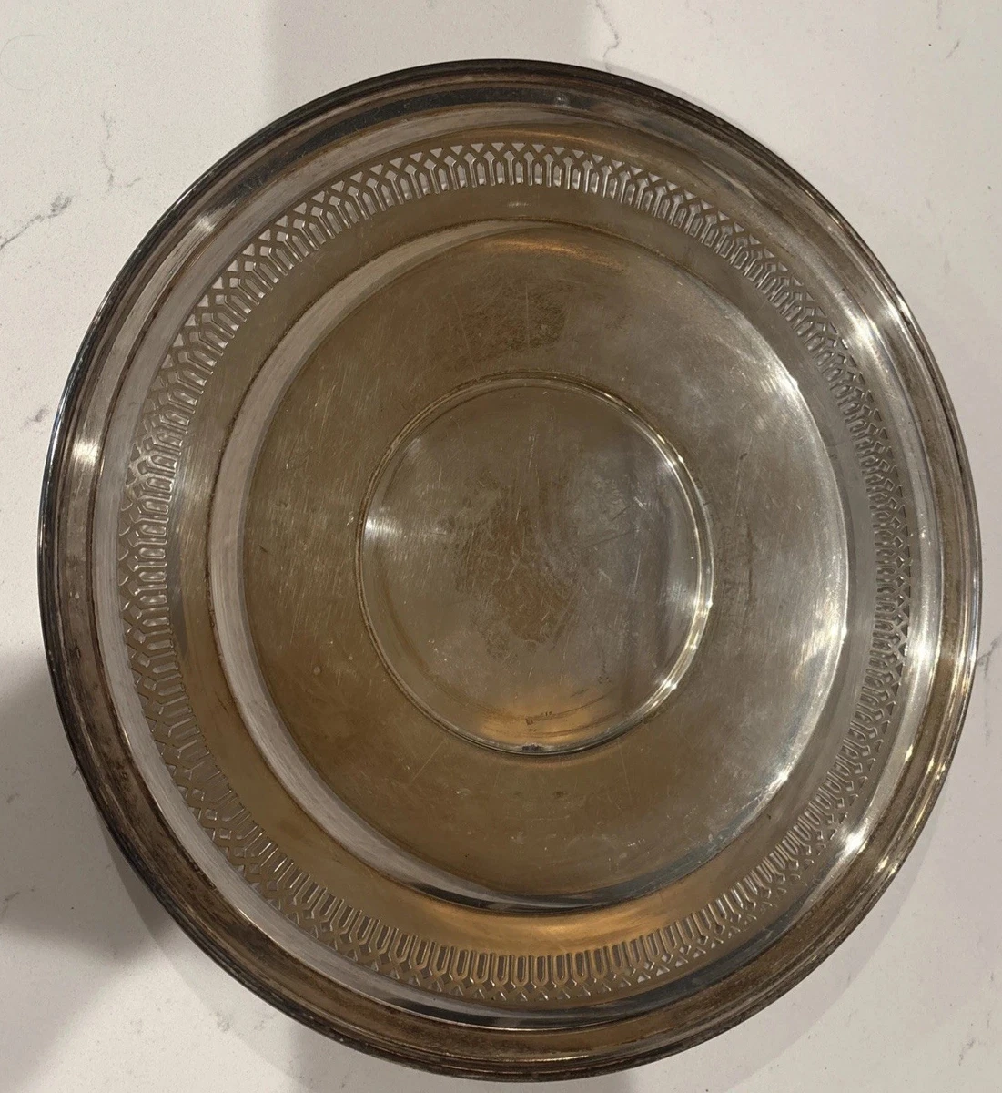 Copper Platter In Antique Us Silver-Plated Platters & Trays for