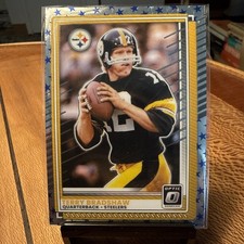 2025 Panini Donruss Optic Terry Bradshaw Stars Prizm #188 Pittsburgh Steelers