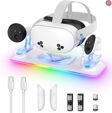 Charging Dock for Meta Quest 3S/3, Kinwin Magnetic Charging Station for Oculus