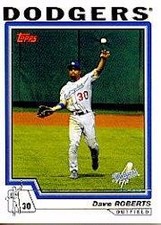 2004 Topps Baseball Card #242 Dave Roberts