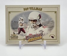 2001 FLEER TRADITION GLOSSY UNSUNG HEROES PAT TILLMAN ROOKIE RC