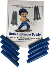 Outlet Extender by Electrical Box Extender Kit Easily Fix Recessed Electric