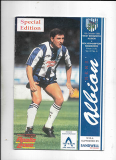 WEST BROMWICH ALBION V WOLVES 15/10/1989 DIVISION 2 (19)