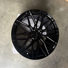 Used 20x10 F1R F103 5x114.3 38 73.1 Gloss Black Wheel(1)