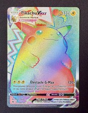 Carte Pokemon Pikachu VMAX FA Rainbow - 188/185 - Voltage éclatant  FR