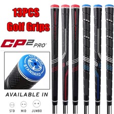 13PCS Golf Grips Golf Club Grip Anti-Slip Rubber Grip Standard Midsize Jumbo New