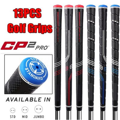 #ad 13PCS Golf Grips Golf Club Grip Anti Slip Rubber Grip Standard Midsize Jumbo New $32.99