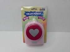Marvy Uchida Mega Craft Punch Heart Shape 2.5" Scrapbooking Paper Tool New