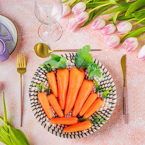 Wehhbtye 10PCS Easter Artificial Carrot-Simulation Multiple Size Spring Foam ... - Picture 6 of 7