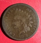 1874 US Indian Head Cent! Lower Mintage! Old US Coin!
